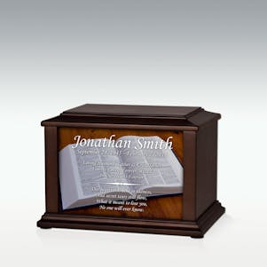 Small Book Infinite Impression Cremation Urn - Engravable