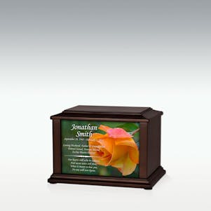XS Yellow Rose Infinite Impression Cremation Urn - Engravable