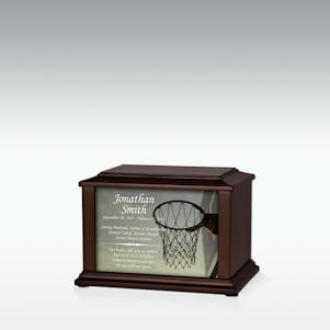 XS Basketball Hoop Infinite Impression Cremation Urn-Engravable