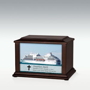 Small Cruise Ship Infinite Impression Cremation Urn