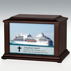 Large Cruise Ship Infinite Impression Cremation Urn