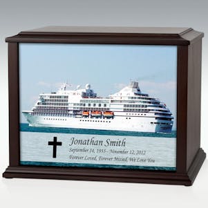 XL Cruise Ship Infinite Impression Cremation Urn - Engravable