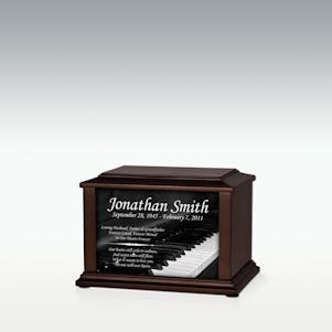 XS Piano Infinite Impression Cremation Urn - Engravable