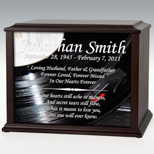 XL Record Player Infinite Impression Cremation Urn - Engravable