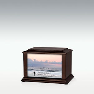 XS Seagull Sunset Infinite Impression Cremation Urn - Engravable