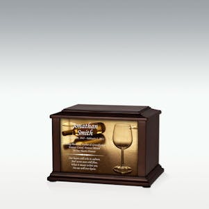 XS Wine Glass Infinite Impression Cremation Urn - Engravable