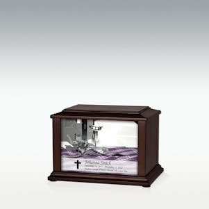XS Sewing Infinite Impression Cremation Urn - Engravable
