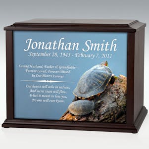 XL Turtles Infinite Impression Cremation Urn - Engravable