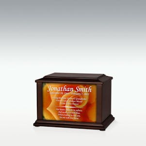 XS Orange Rose Infinite Impression Cremation Urn - Engravable