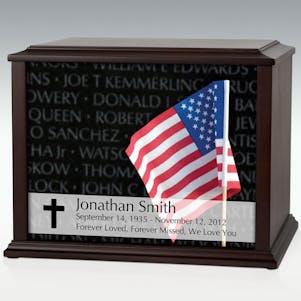 XL Memorial Wall Infinite Impression Cremation Urn - Engravable