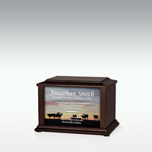 XS Texas Cattle Infinite Impression Cremation Urn - Engravable