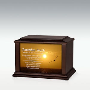 Small Flying Home Infinite Impression Cremation Urn - Engravable