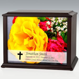 XL Yellow Rose Bouquet Infinite Impression Cremation Urn