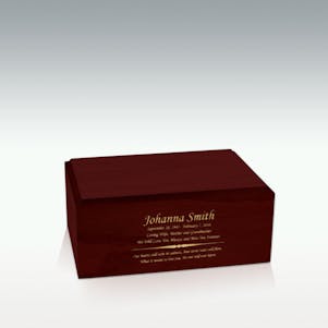 Extra Small Timeless Rosewood Cremation Urn
