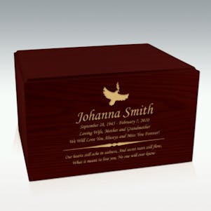 Extra Large Timeless Rosewood Cremation Urn