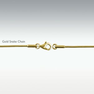 Gold Stainless Snake Chain - 24"
