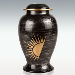 Half Sun Cremation Urn - Engravable