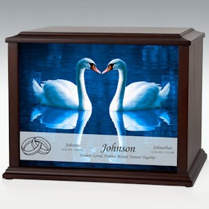 Companion Loving Swans Infinite Impression Cremation Urn