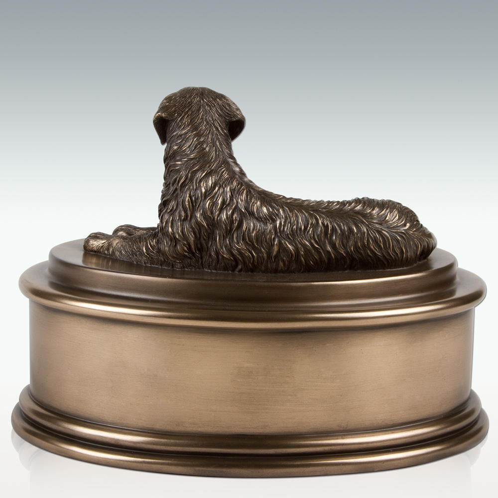 Golden clearance retriever urn