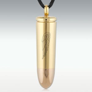 Angel Wing 44 Magnum Bullet Stainless Steel Jewelry