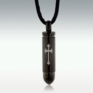Cross Black Bullet Stainless Steel Jewelry