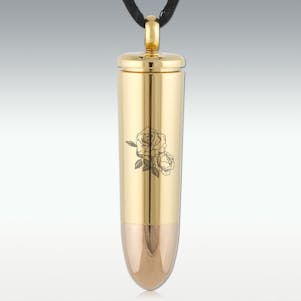 Roses 44 Magnum Bullet Stainless Steel Jewelry