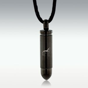 Wolf Black Bullet Stainless Steel Jewelry