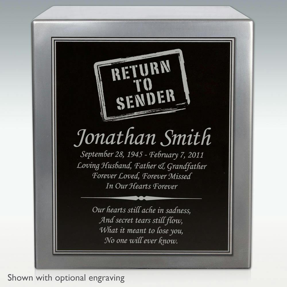 0 Percent Body Fat Baby Classic Cremation Urn - Engravable
