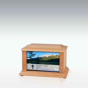 XS Oak Mountains Infinite Impression Cremation Urn