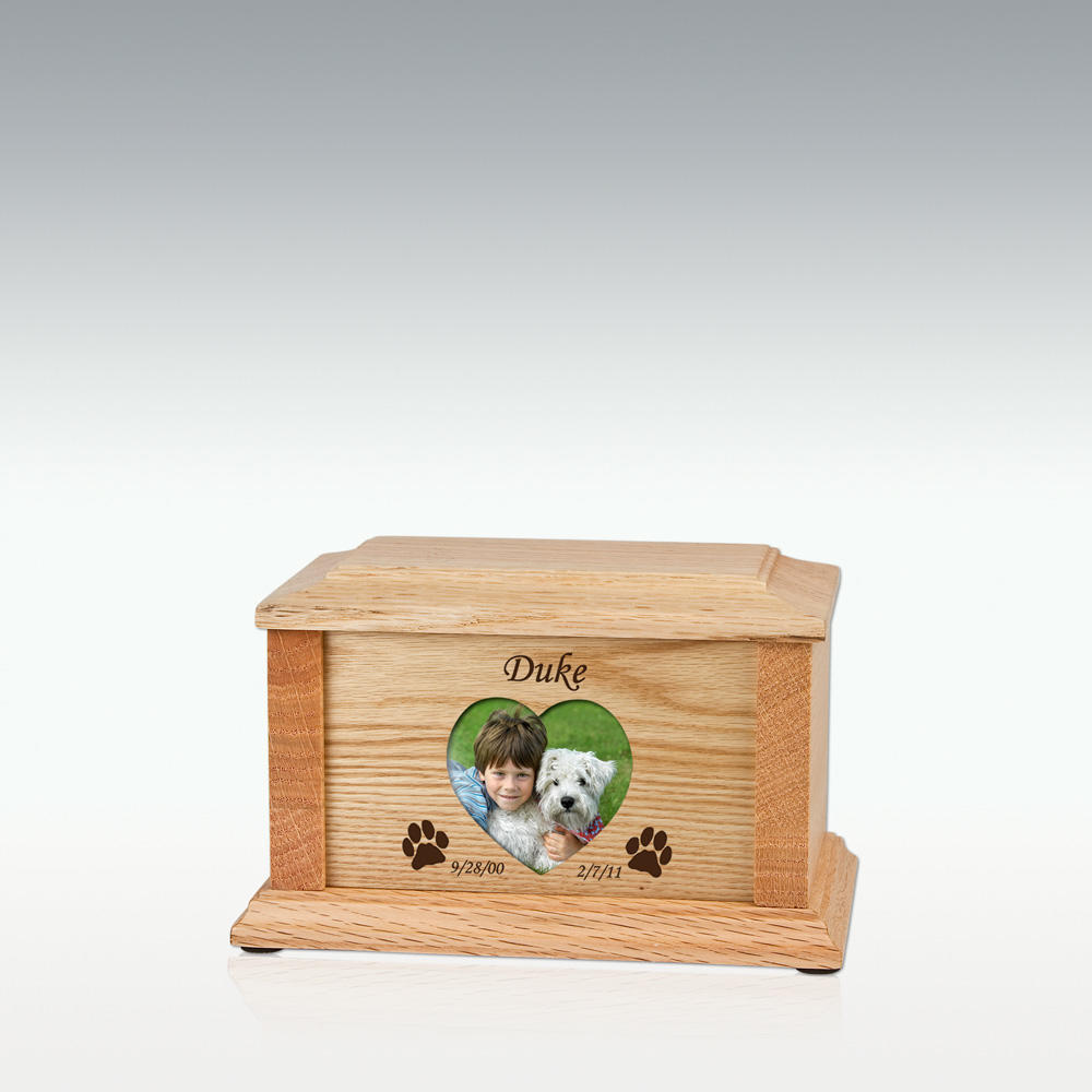 Wooden pet 2024 cremation boxes