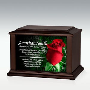 Medium Rose Infinite Impression Cremation Urn - Engravable