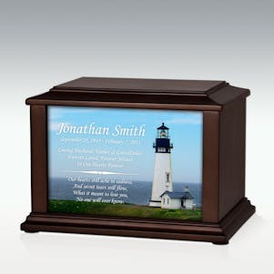 Medium Lighthouse Infinite Impression Cremation Urn - Engravable