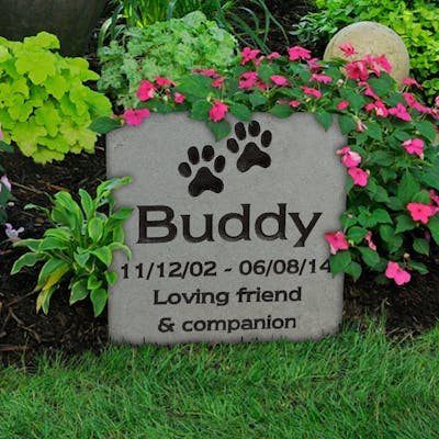  Memorial Plaque, 8 x 10 Personalized Grave Marker, Remembrance  Plaque, Outdoor, Indoor Memorial Plate Heavy Cast Aluminum With Stake :  Patio, Lawn & Garden