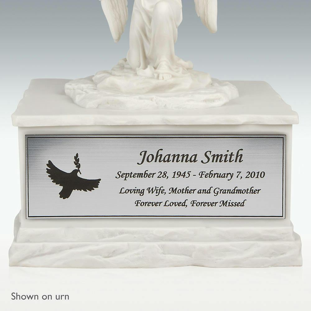 Largemouth Bass Fishing Cremation Urn Plaque Only