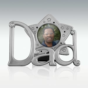 Icons Metal Frame - Dad Star 3" x 3"