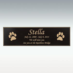 Scottish Terrier Figurine Plaque Only