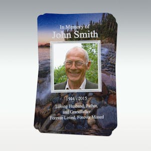 Northshore Photo Memorial Cards - Pack of 10 Cards