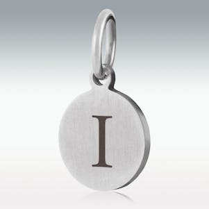 Alphabet Charm "I" for Cremation Jewelry