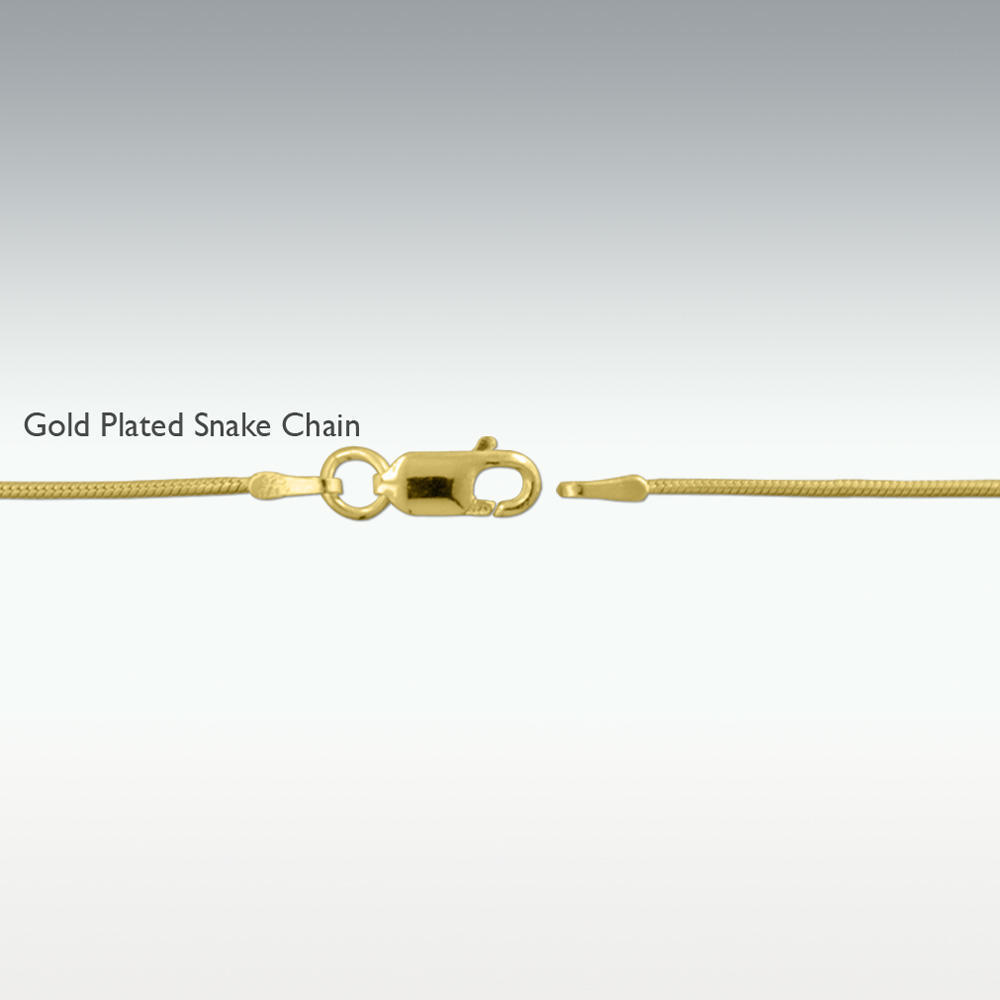 Gold Plated Snake Chain - 20