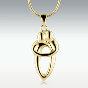 Mother & Child 14k Solid Gold Cremation Jewelry