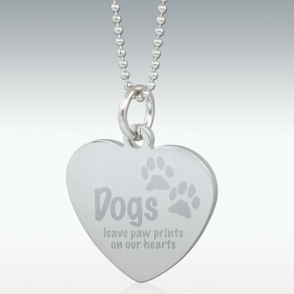 Engraved Pet Dog Cat Cremation Ashes Necklace Urn Silver Self-fill Memorial  Keepsake – The Charming Keepsake Co