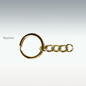 Gold Key Chain for Jewelry