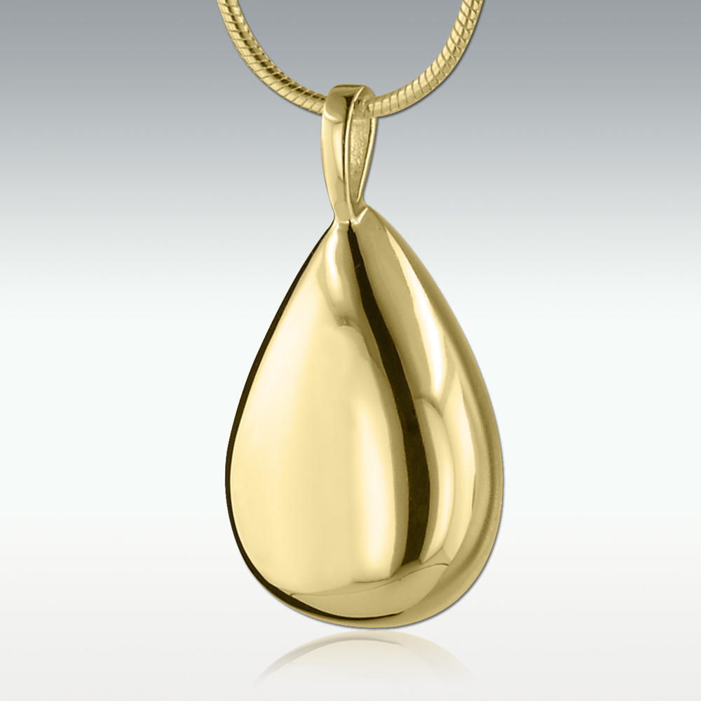 Mini Teardrop Pendant in Mother of Pearl & 18K Gold - Underwoods Jewelers