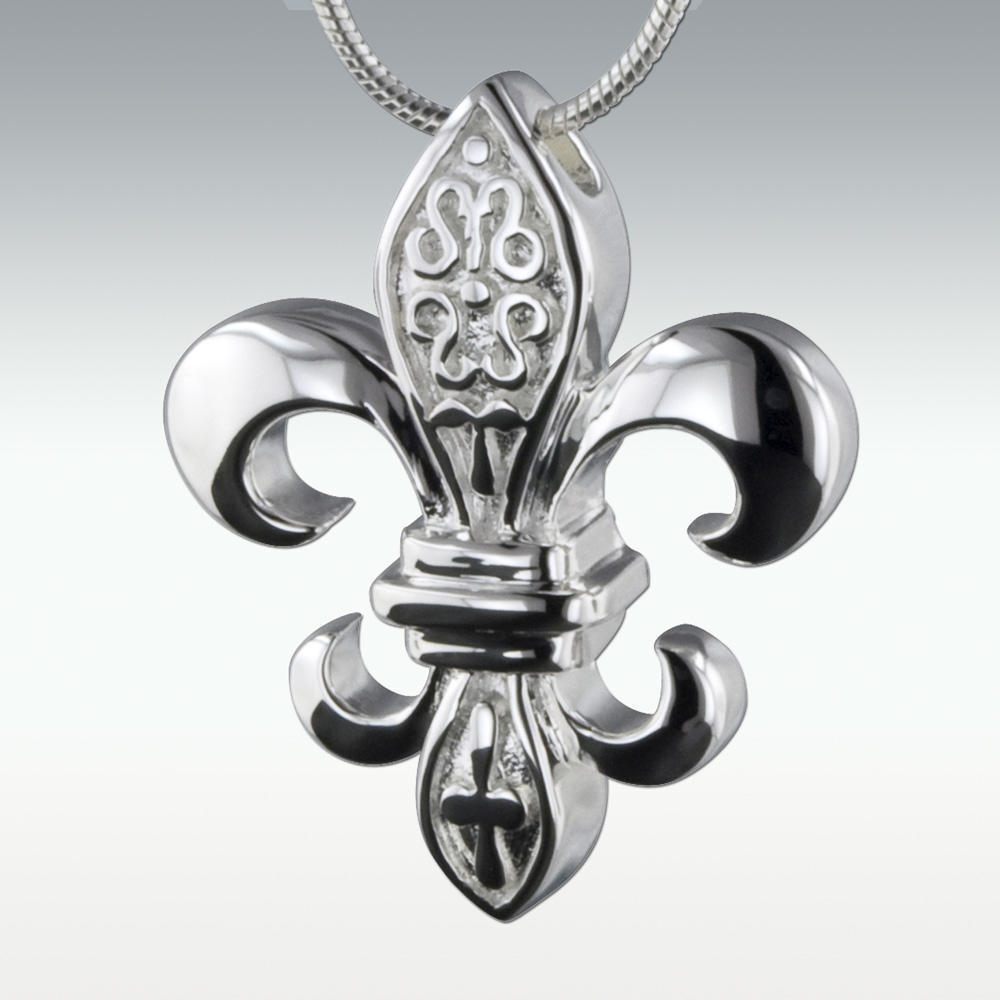 Fleur de clearance lis gold pendant