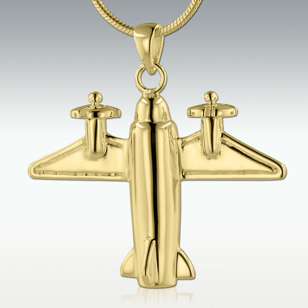 Airplane urn online necklace