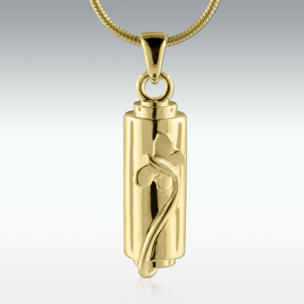 24k gold on sale cremation jewelry